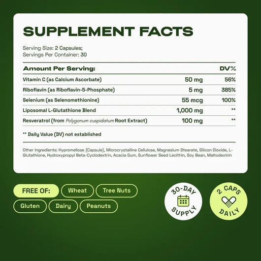 Breezly GlowDefense - Liposomal Glutathione